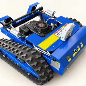 Blue 550L-D tracked mower with brushless travel drive