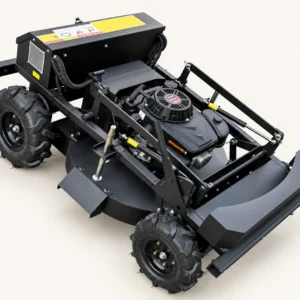 550S-S wheeled mower with wide frame and large tyres
